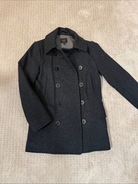J Crew Stadium Cloth Pea Coat